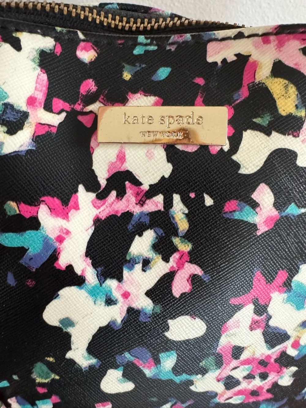 Kate Spade Brightwater Drive Small Rachelle Floral Satchel/Crossbody - EUC